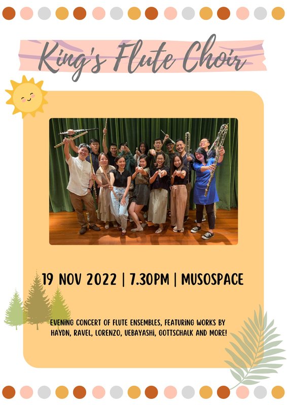 KFC Debut Concert 2022 poster