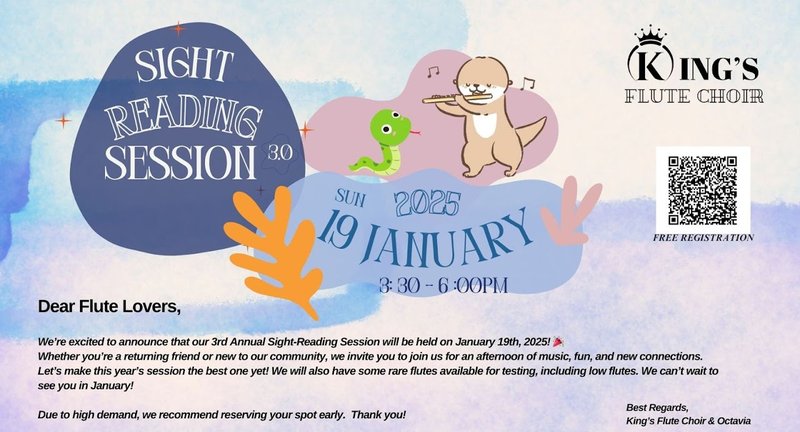 Sight Reading Session 3.0 poster