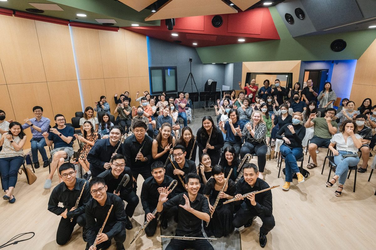 King's Flute Choir at Singapore Flute Festival