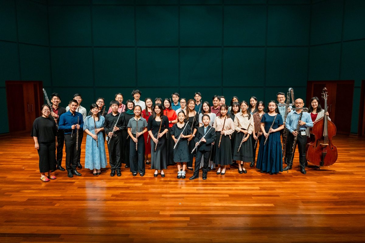 King's Flute Choir musicians group photo