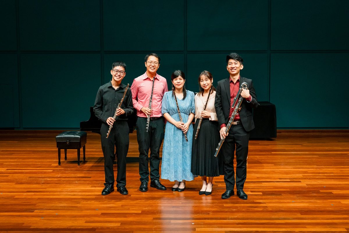 King's Flute Choir flute choir group photo Singapore